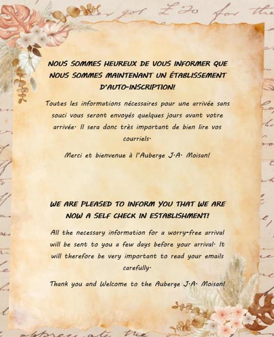 J.a Moisan Bed & Breakfast